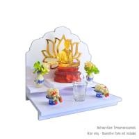 ราคา หิ้งพระมินิมอล KAF รุ่น G2-AC ลายบัวใหญ่ กระจกทอง (888211600066)