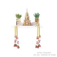 ราคา หิ้งพระติดผนัง KAF รุ่น WAVE01-AC อะคริลิคฉลุลาย สีขาว (888211600048)