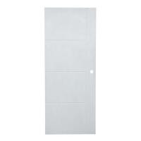 ราคา ประตูภายนอก UPVC AZLE MD-8 80X200 ซม. สีเทา เจาะลูกบิด (1252147)