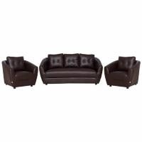 ราคา ชุดโซฟา 5 ที่นั่ง AS FURNITURE ROOF LBWD40 PVC สีน้ำตาลเข้ม (1229433)