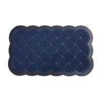 ราคา พรมเช็ดเท้าดักฝุ่น HOME LIVING STYLE SCALLOP 45X75 ซม. สีน้ำเงินเข้ม (1298284)