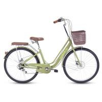 ราคา จักรยานแม่บ้าน TIGER รุ่น SHIBUYA-7S สีเขียว ล้อ 26 นิ้ว (888109200057)