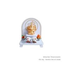 ราคา หิ้งพระพิฆเนศตั้งโต๊ะและติดผนังได้ KAF รุ่น PKS ลายโอม (888211600053)