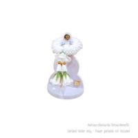 ราคา ที่แขวนพวงมาลัยตั้งโต๊ะมินิมอล KAF รุ่น MT02 ลายโอม ทรงพานพุ่ม (888211600094)