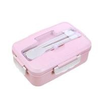 ราคา กล่องอาหาร HANSEN สีชมพู (1224696)