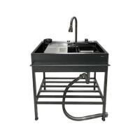 ราคา ซิงค์ขาตั้ง 1 หลุม KUCINE KURO8245 สีเทาดำ (1299112)