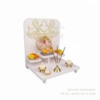 ราคา หิ้งพระโมเดิร์น KAF รุ่น BDSTEP01 ลายพระราหู เซาะร่องลงทอง (888211600113)