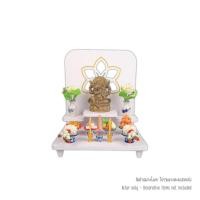 ราคา หิ้งพระโมเดิร์น KAF รุ่น BDSTEP01 ลายบัวฉลุ เซาะร่องลงทอง (888211600119)