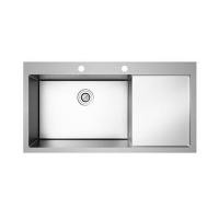 ราคา ซิงค์ฝัง 1 หลุม 1 ที่พัก HAFELE MARIA 495.39.611 สีเงิน (1235954)