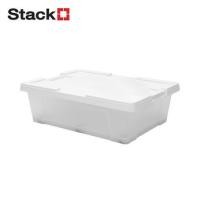 ราคา กล่องเก็บของ STACKO MORI SIZE M 50 ลิตร สีขาว/ใส (1302101)