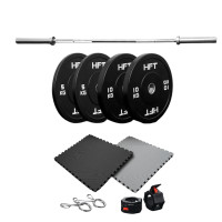 ราคา ชุดเซ็ตยกน้ำหนัก Homefittools Powerlifting Set 30 kg (888139600112)
