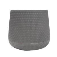 ราคา กระถางพลาสติก SPRING NELLA 13 ซม. สีเทา (1164229)