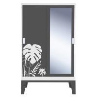 ราคา KIOSK ตู้เสื้อผ้าบานเลื่อนกระจก รุ่น WD-05