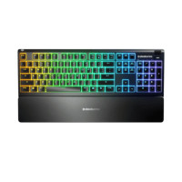 ราคา คีย์บอร์ดเกมมิ่ง STEELSERIES APEX 3 ไฟ RGB (888168200107)