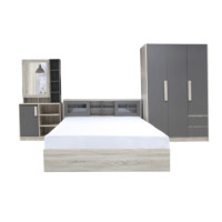 ราคา ชุดห้องนอน 6 ฟุต WISDOM DESIGN FURNITURE รุ่น WISDOM สี โซลิค/ยีนส์ (888216600020)