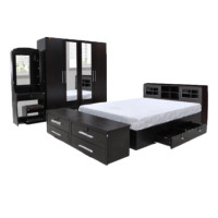 ราคา ชุดห้องนอน 3.5 ฟุต WISDOM DESIGN FURNITURE รุ่น NAKED1 สี โอ๊ค (888216600023)