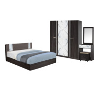 ราคา ชุดห้องนอน 5 ฟุต WISDOM DESIGN FURNITURE รุ่น GLORY PLUS สี แอชบราน์/หินอ่อน (888216600053)