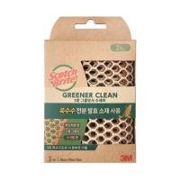 ราคา ผ้าตาข่ายล้างจาน 3 เลเยอร์ SCOTCH-BRITE GREENER CLEAN (แพ็ก 2 ชิ้น) (1303039)