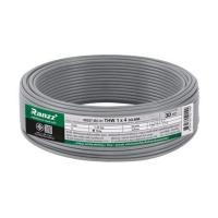 ราคา สายไฟ THW IEC01 RANZZ 1x4 ตร.มม. 30 ม. สีเทา (1287171)