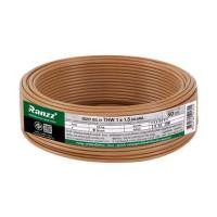 ราคา สายไฟ THW IEC01 RANZZ 1x1.5 ตร.มม. 50 ม. สีน้ำตาล (1294063)
