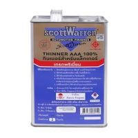 ราคา ทินเนอร์สำหรับแล็กเกอร์ AAA D FISH SCOTTWARREN (มอก.) 2 กก. (1196787)