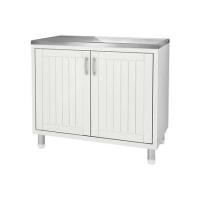 ราคา ตู้ตั้งพื้น PP CABIN EDZO TOP เรียบ สีครีม (1157881)