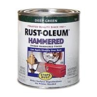 ราคา สีน้ำมันลายค้อน RUST-OLEUM 7211 สีเขียว 1/4 แกลลอน (134580)