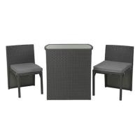 ราคา ชุดสนามหวายเทียม 2 ที่นั่ง SPRING REST สีดำ (1241755)