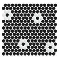 ราคา โมเสคพอร์ซเลน 30x30 ซม. GLASCERA ราวนด์ แพทเทิร์น 4 สีทูโทน (1251628)