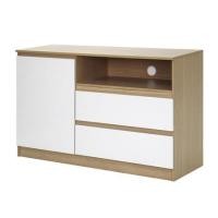 ราคา ตู้วางทีวี FURDINI PROGRET 120 ซม. สีโอ๊ค/ขาว (1284917)