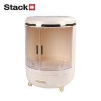ราคา กล่องจัดเก็บเครื่องสำอาง พร้อมกระจก LED STACKO RIKA 26.5x26.5x35.5 ซม. สีขาว (1298263)