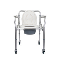 ราคา เก้าอี้นั่งถ่าย REALMED อลูมิเนียม แบบมีล้อเลื่อน (888124900074)