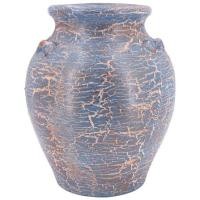 ราคา แจกันดินเผา KORAT SANGSUWAN POTTERY ตกแต่งลายแตกวินเทจ 11 นิ้ว สีฟ้า (888208700002)