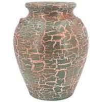 ราคา แจกันดินเผา KORAT SANGSUWAN POTTERY ตกแต่งลายแตกวินเทจ 11 นิ้ว สีเขียว (888208700001)