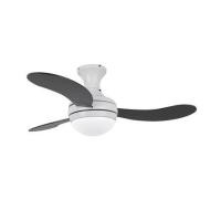 ราคา พัดลมโคมไฟ LED CARINI CRC002WH 18 วัตต์ DAYLIGHT/COOL WHITE/WARM WHITE 44 นิ้ว สีขาว/ดำ (1297002)