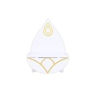 ราคา หิ้งพระโมเดิร์นตั้งโต๊ะและติดผนังขนาดเล็ก KAF รุ่น BD04S ทรงดอกบัว (888211600140)