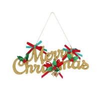 ราคา ป้ายตกแต่ง MERRY CHRISTMAS SIAMXMAS 30 ซม. สีทอง (1301088)