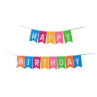 ราคา ป้ายตกแต่ง HAPPY BIRTHDAY SIAMXMAS 150x15 ซม. ลายจุด (1301706)