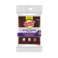 ราคา แผ่นใยขัดขจัดคราบไหม้ SCOTCH-BRITE ขัดงานหนักพิเศษ 10.5x8 ซม. (แพ็ก 1 ชิ้น) (1295043)