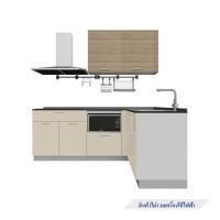 ราคา ครัวไม้สำเร็จ STARMARK CONTE L220H_R 220 ซม. (1184518)