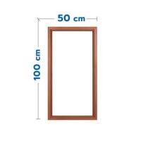 ราคา วงกบหน้าต่างไม้เบญจพรรณ 1 ช่อง VK 50x100 ซม. สีธรรมชาติ (1306728)