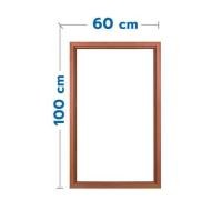 ราคา วงกบหน้าต่างไม้เบญจพรรณ 1 ช่อง VK 60x100 ซม. สีธรรมชาติ (1306736)