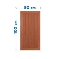 ราคา หน้าต่างไม้เนื้อแข็ง VK VK334 สายฝน 50x100 ซม. สีธรรมชาติ (1306779)