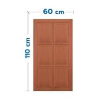 ราคา หน้าต่างไม้เนื้อแข็ง VK VK362 6 ฟัก 60x110 ซม. สีธรรมชาติ (1306847)