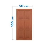 ราคา หน้าต่างไม้เนื้อแข็ง VK VK362 6 ฟัก 50x100 ซม. สีธรรมชาติ (1306848)