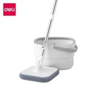 ราคา ชุดถังปั่นพร้อมไม้ม็อบ DELI VS1015-GR-01 สีเทา (888134600282)