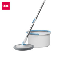 ราคา ชุดถังปั่นพร้อมไม้ม็อบแบบกลม DELI VS1040-BL-01 (888134600283)