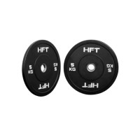 ราคา แผ่นน้ำหนัก Bumper Plate Homefittools 5 kg 1 แผ่น (888139600048)