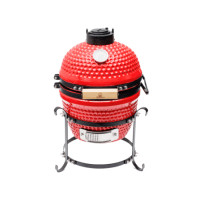ราคา เตาถ่านบาร์บีคิว KINGBE KAMADO 13 นิ้ว สีแดง (888215300001)