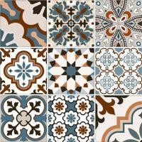 ราคา กระเบื้องพื้น 16x16 นิ้ว DURAGRES โยทะกา ฟ้า A 0.96M2 (1163573)